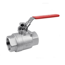2PC Ball Valve Screw Ends with Lever Operator, 1000wog